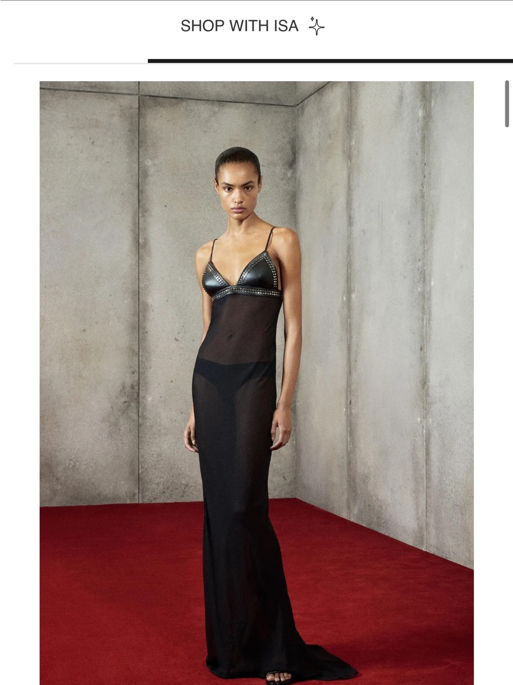 Zara x Ludovic De Saint Sernin Contrast Leather Dress Black M 1758/218 New - Picture 7 of 9